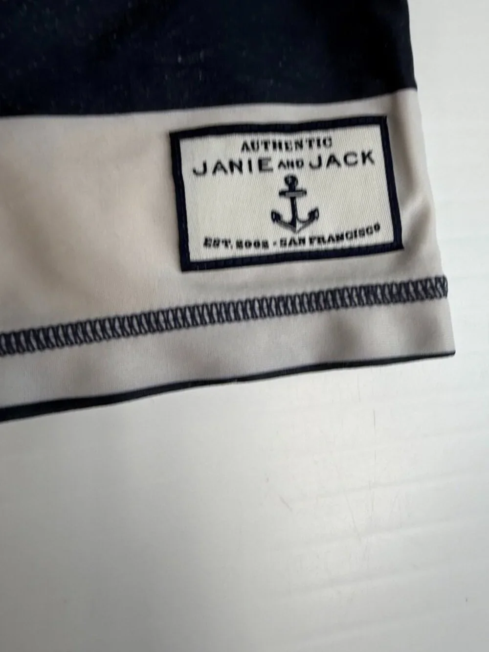 Janie And Jack Rash Guard Baby 6 Month Stripe UPF Beach Pool Swim Shirt Party Go